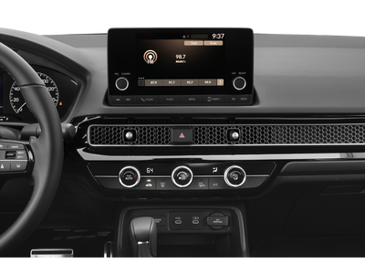 2025 Honda Civic Sport Leather Sport Pkg Black Wheels Rear Camera