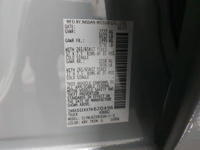 2026 Nissan Frontier SV