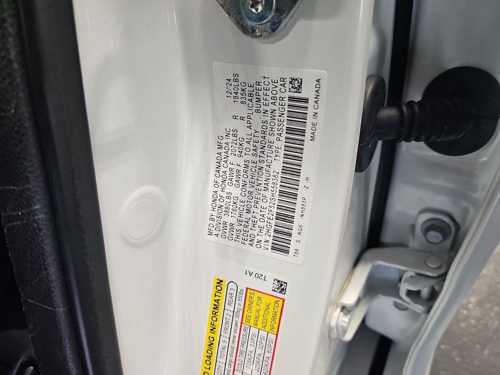 2025 Honda Civic Sport