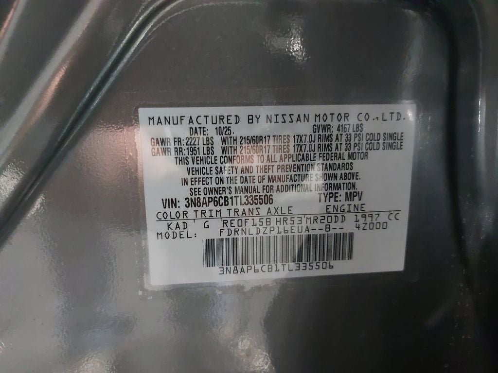 2026 Nissan Kicks SV