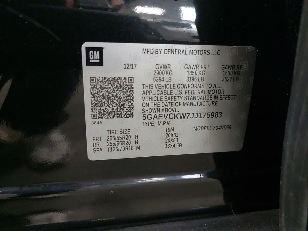 2018 Buick Enclave Avenir