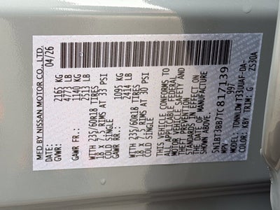 2026 Nissan Rogue SV