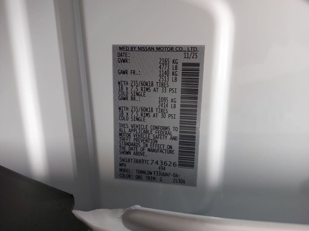 2026 Nissan Rogue SV