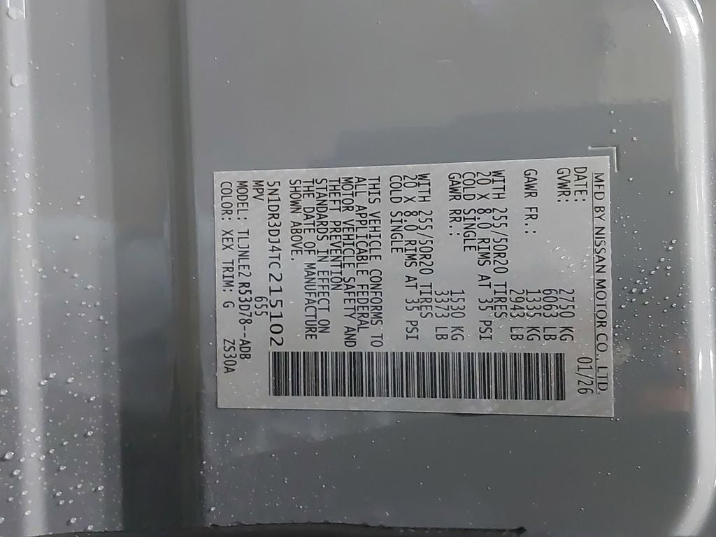 2026 Nissan Pathfinder Platinum