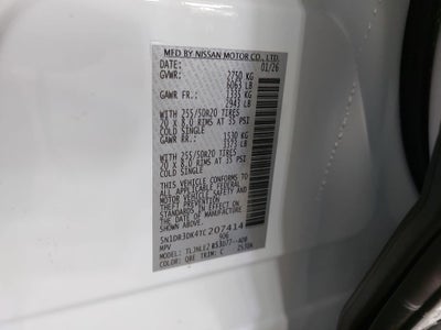 2026 Nissan Pathfinder Platinum