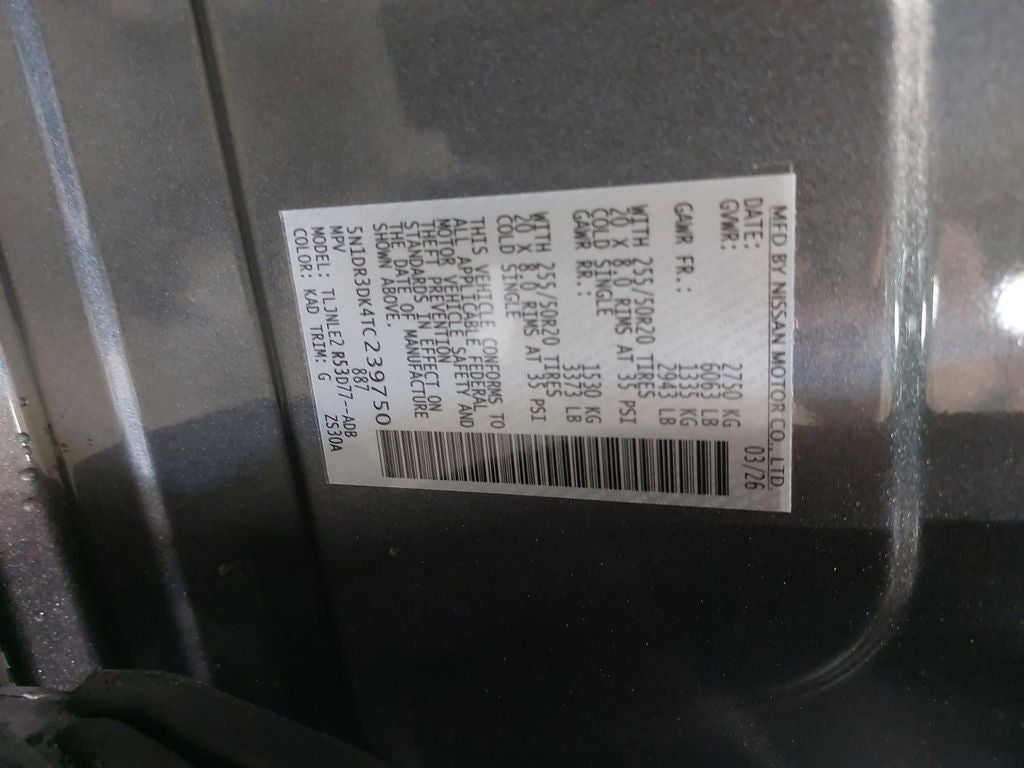 2026 Nissan Pathfinder Platinum