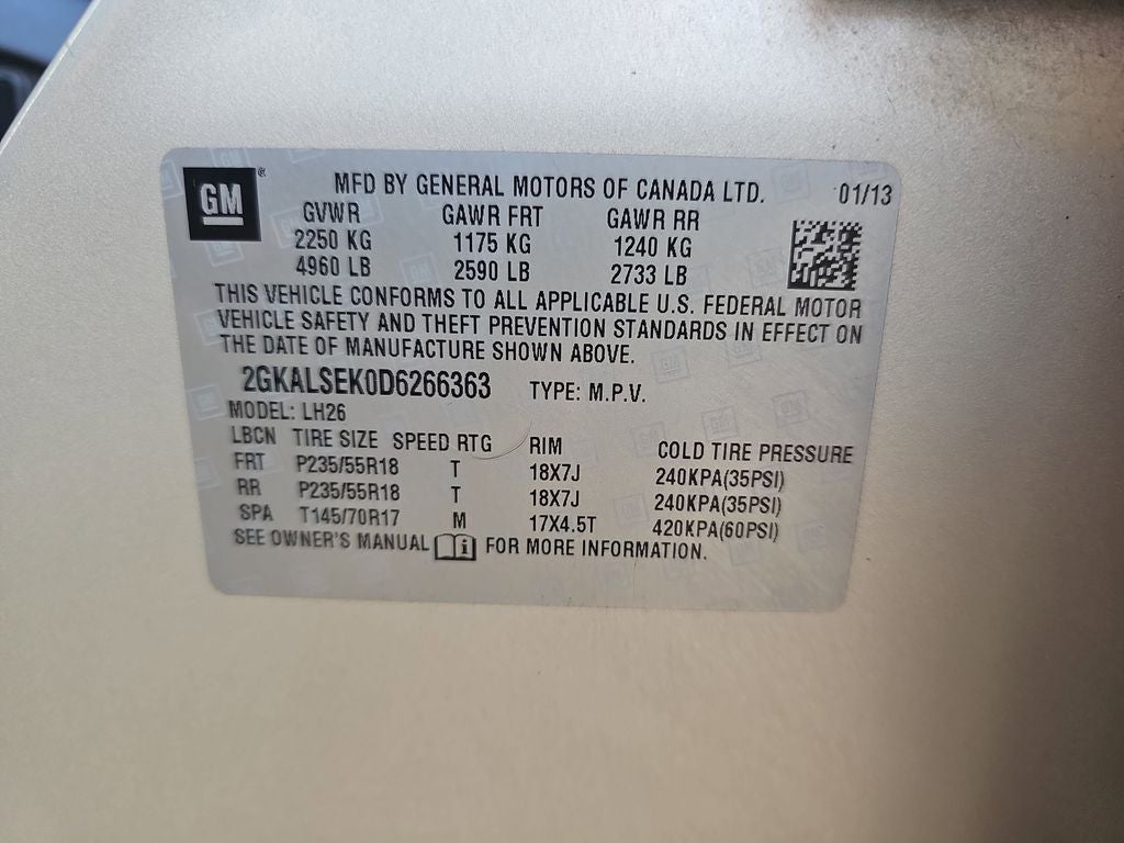 2013 GMC Terrain SLE-2