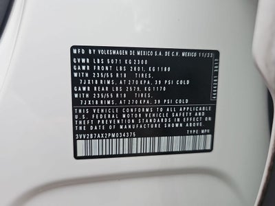 2023 Volkswagen Tiguan 2.0T SE