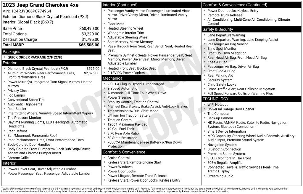 2023 Jeep Grand Cherokee 4xe
