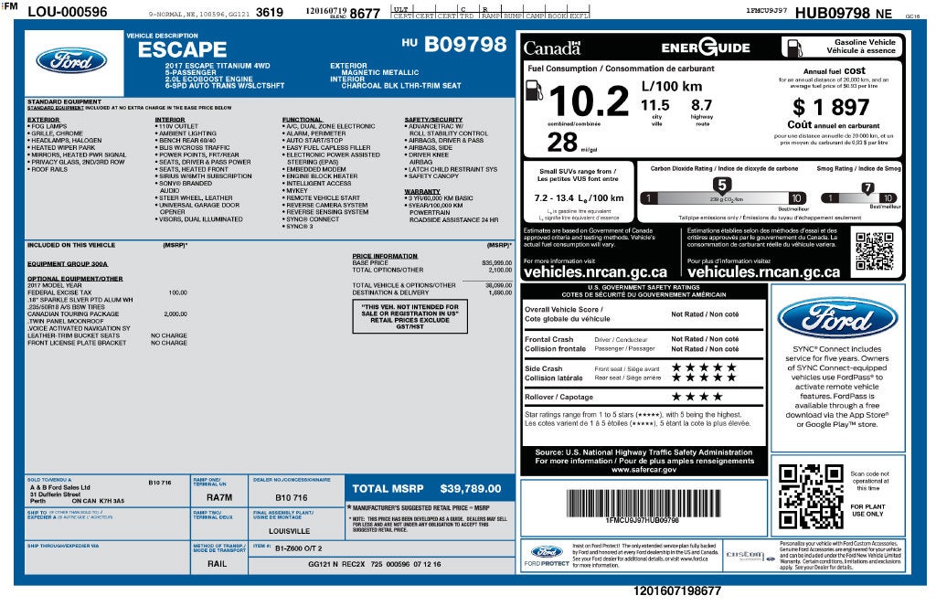 2017 Ford Escape Titanium
