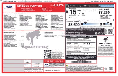 2024 Ford Bronco Raptor Navigation System & B&O Sound System by Bang & Ol