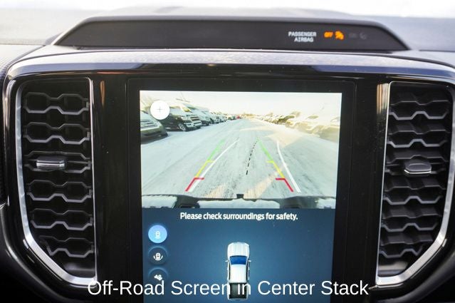 2025 Ford Ranger XLT 12" Display in Center Stack & 360-Degree Camera