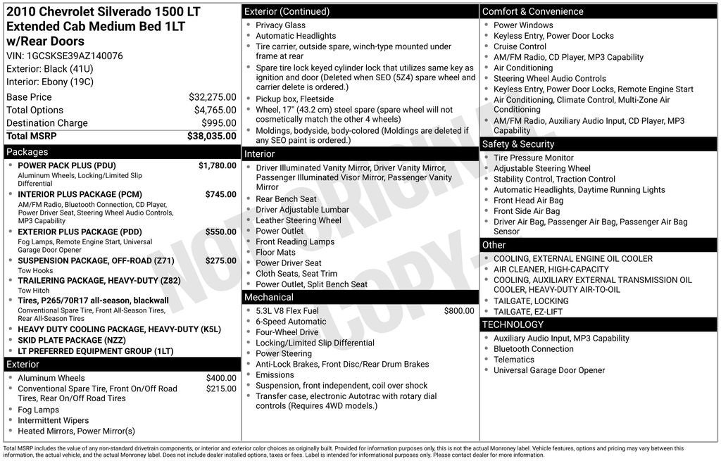 2010 Chevrolet Silverado 1500 LT