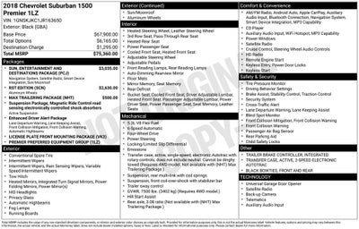 2018 Chevrolet Suburban Premier