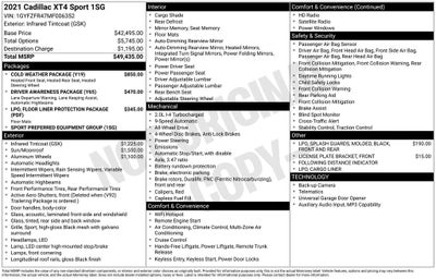 2021 Cadillac XT4 Sport