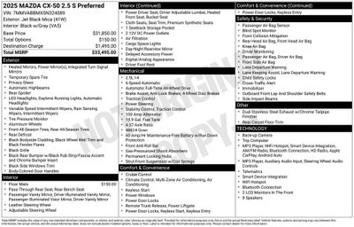 2025 Mazda Mazda CX-50 2.5 S Preferred Package