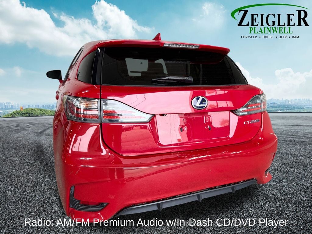 2014 Lexus CT 200h Power moonroof