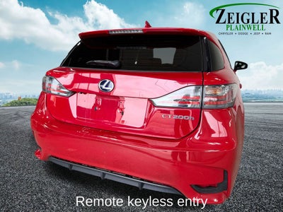 2014 Lexus CT 200h Power moonroof
