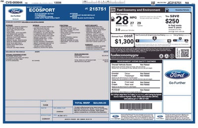 2018 Ford EcoSport SE