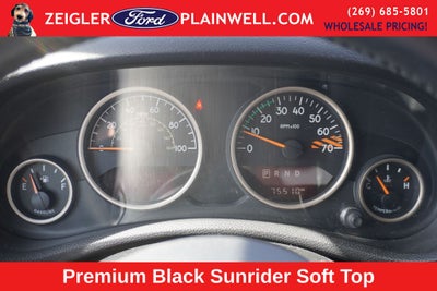 2016 Jeep Wrangler Unlimited Sahara 75TH ANNIVERSARY HEATED LEATHER HARD TOP V6 TOW