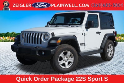 2022 Jeep Wrangler Sport S Soft Top Heated Seats Rear Camera Tech Pkg 4x4