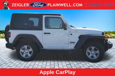 2022 Jeep Wrangler Sport S Soft Top Heated Seats Rear Camera Tech Pkg 4x4