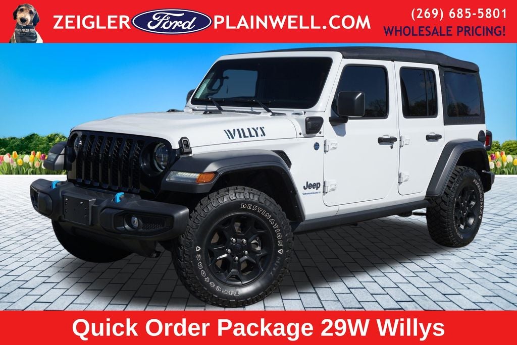 2023 Jeep Wrangler Base 4xe Willys Hybrid Navigation Rear Camera 4x4