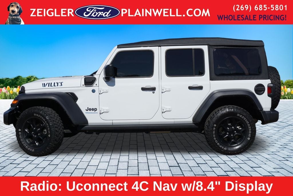 2023 Jeep Wrangler Base 4xe Willys Hybrid Navigation Rear Camera 4x4