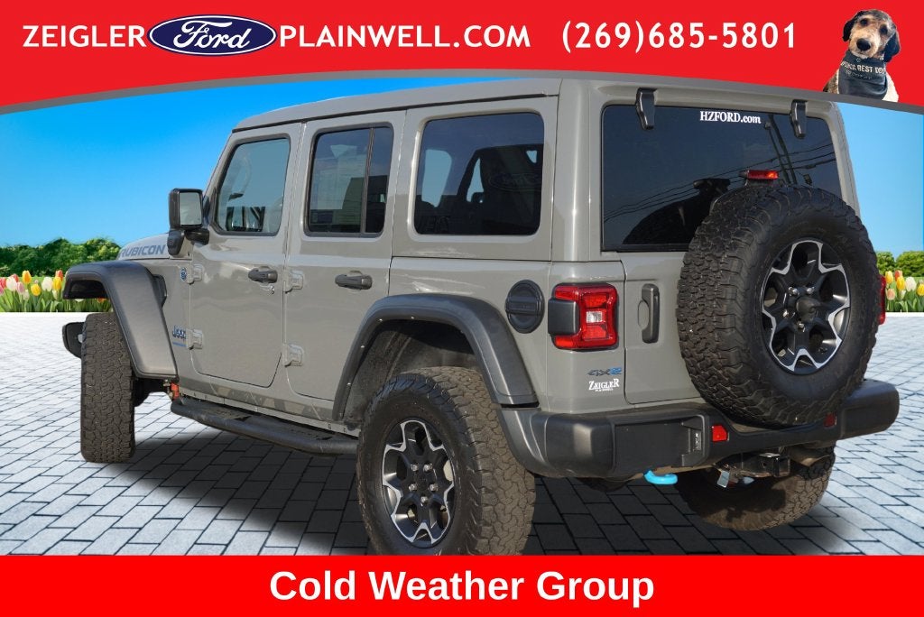 2023 Jeep Wrangler Rubicon 4xe NAV SKY 1 POWER TOP HEATED LEATHER