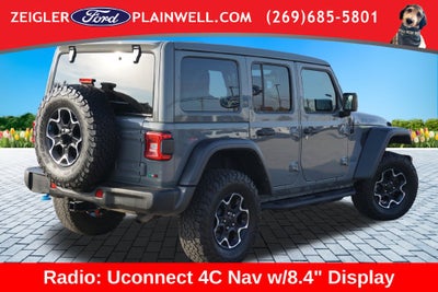 2023 Jeep Wrangler Rubicon 4xe NAV SKY 1 POWER TOP HEATED LEATHER