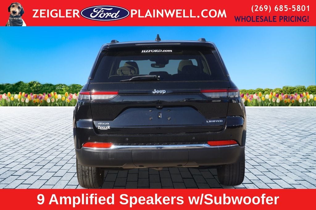 2022 Jeep Grand Cherokee Limited 4X4 PANORAMIC ROOF HEATED LEATHER NAV