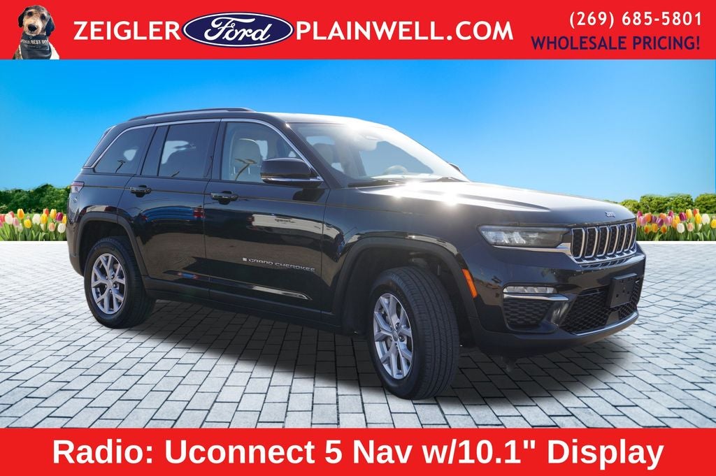 2022 Jeep Grand Cherokee Limited 4X4 PANORAMIC ROOF HEATED LEATHER NAV