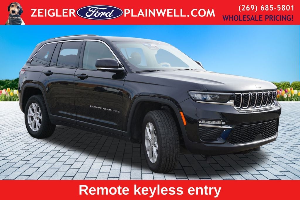 2023 Jeep Grand Cherokee Limited 4x4 Navigation Heated Leather & Steering Rear Came