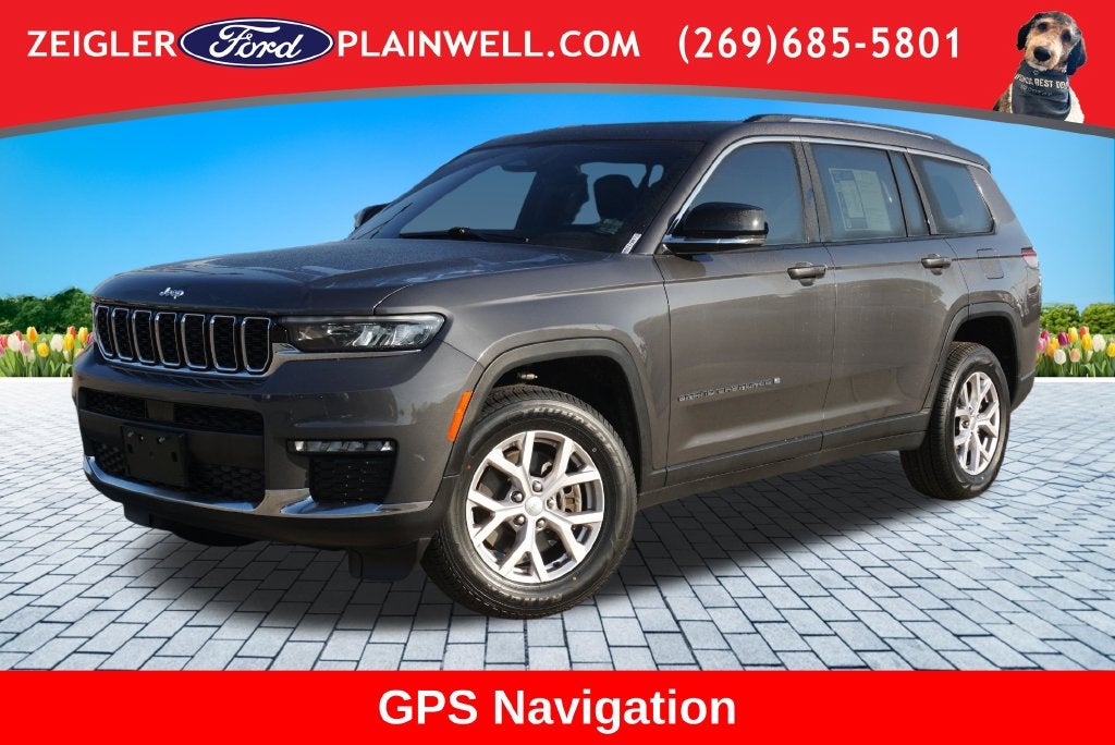 2022 Jeep Grand Cherokee L Limited L DUAL PANO MOONROOF HEATED LEATHER NAV