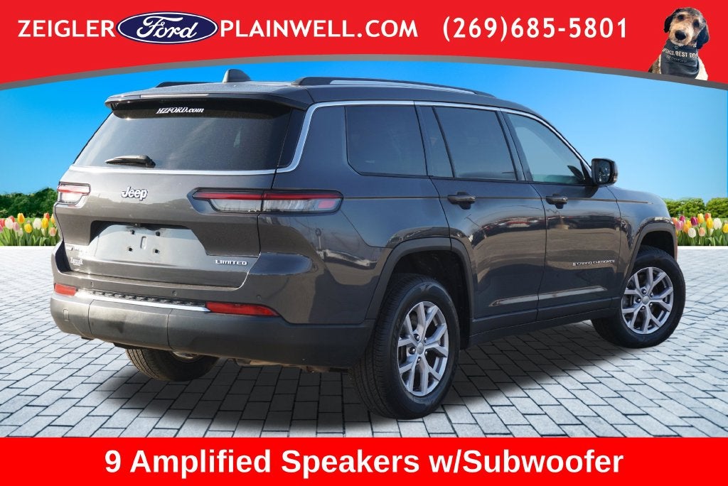 2022 Jeep Grand Cherokee L Limited L DUAL PANO MOONROOF HEATED LEATHER NAV