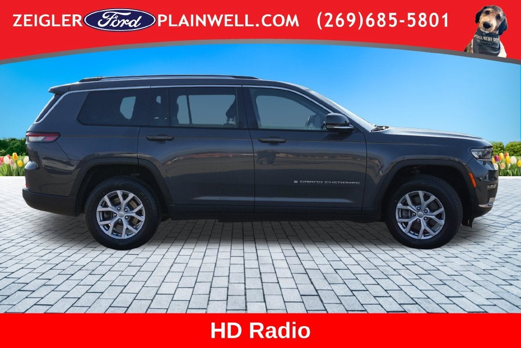 2022 Jeep Grand Cherokee L Limited L DUAL PANO MOONROOF HEATED LEATHER NAV