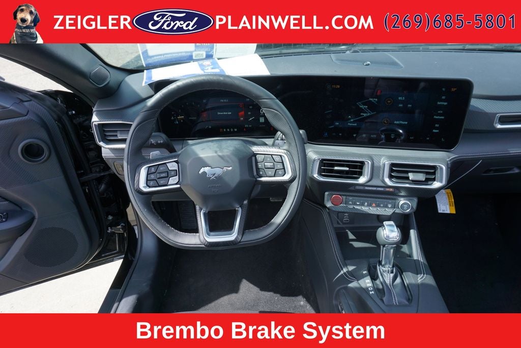 2025 Ford Mustang GT Premium CONVERTIBLE GT PERFORMANCE ACTIVE EXAUST MAGNARIDE