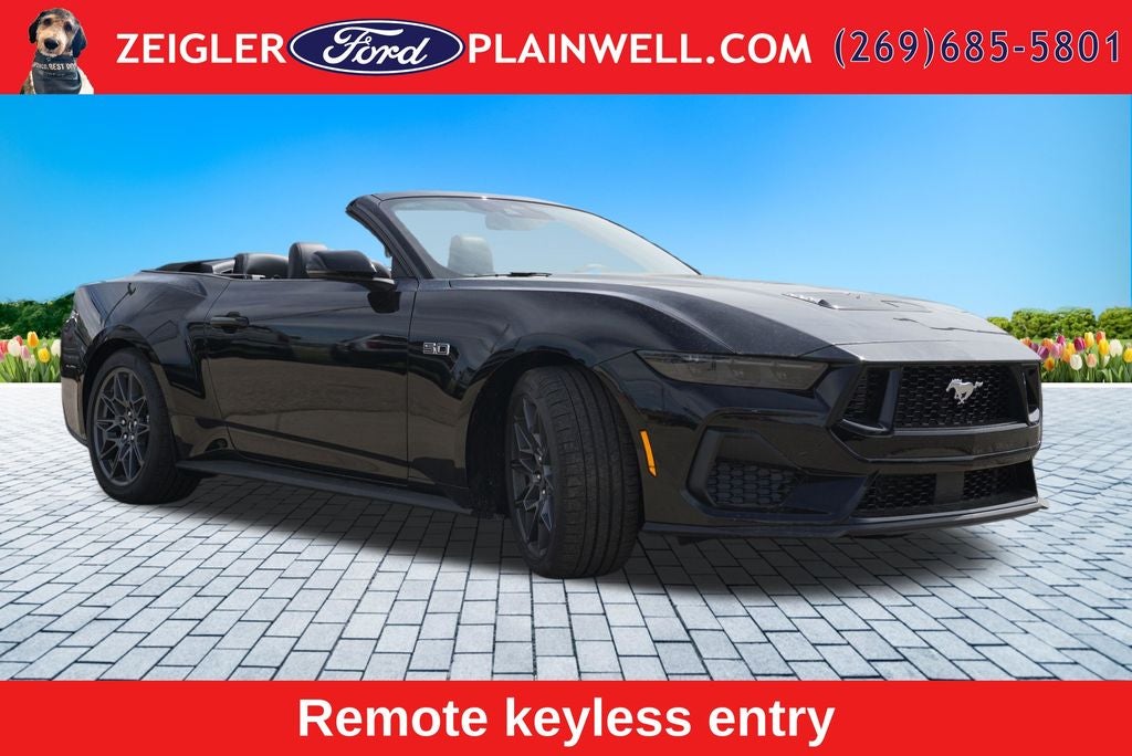 2025 Ford Mustang GT Premium CONVERTIBLE GT PERFORMANCE ACTIVE EXAUST MAGNARIDE