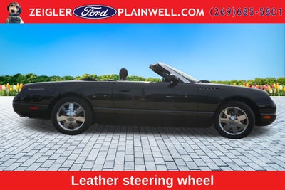 2002 Ford Thunderbird Base Convertible Hard and Soft Top Leather V8 Chrome Wh