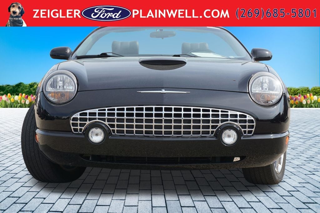 2002 Ford Thunderbird Base Convertible Hard and Soft Top Leather V8 Chrome Wh