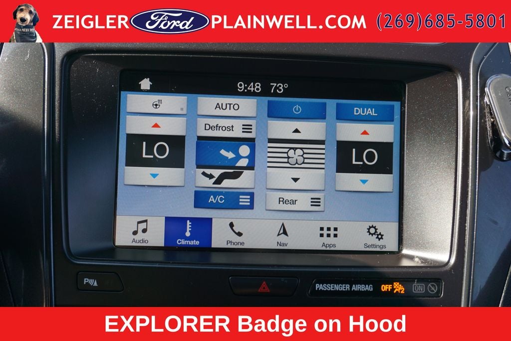 2018 Ford Explorer XLT PANORAMIC ROOF LEATHER APPEARANCE PKG 20' WHEELS