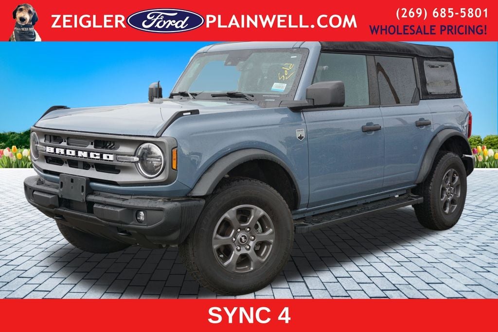 2023 Ford Bronco Big Bend 222A MID PKG REMOTE START 2.3L ECOBOOST10 SPED TRA