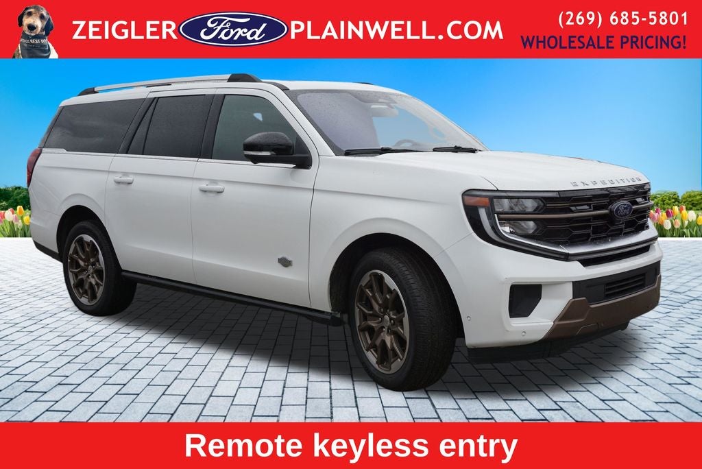 2025 Ford Expedition Max King Ranch MAX PANORAMIC VISTA ROOF POWER RUNNING BOARDS 360