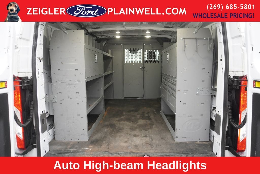 2020 Ford Transit-250 Base Low Roof Cargo Upfited Rear Racks and Bins