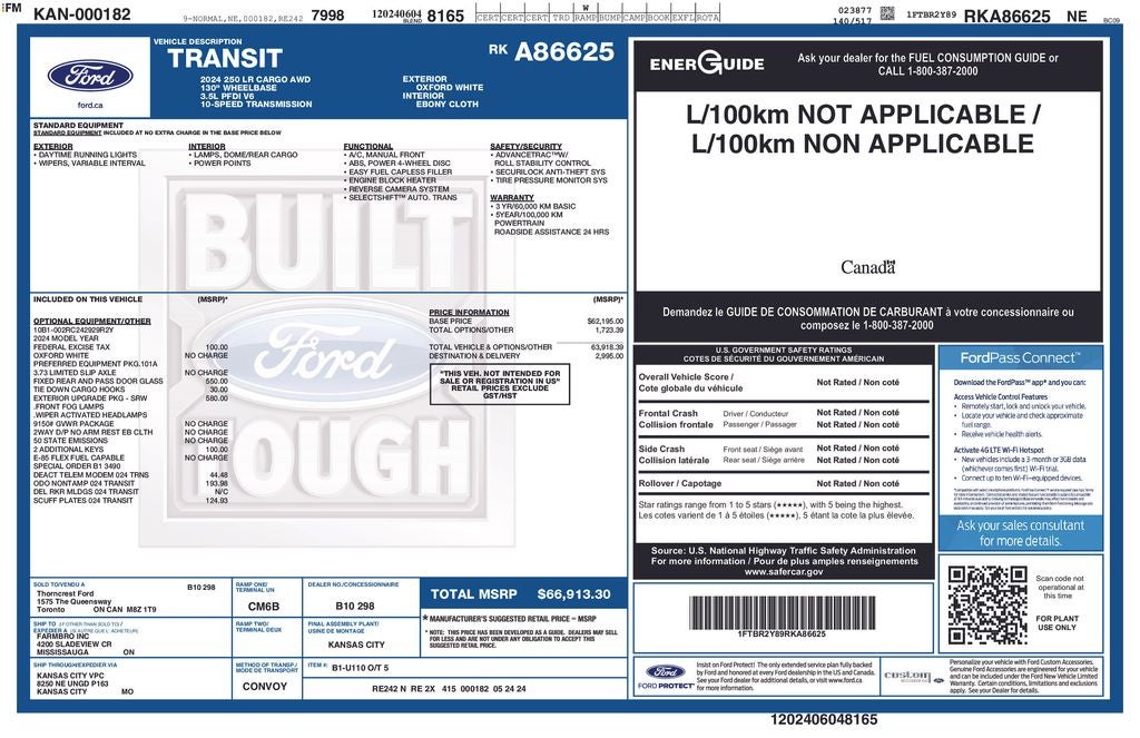 2024 Ford Transit-250 Base