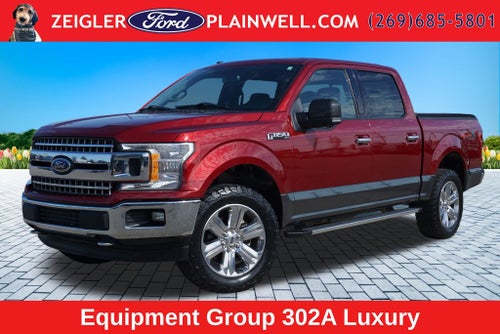 2018 Ford F-150 XLT CREW CAB 4X4 5.0L V8 TOW PKG HEATED SEATS