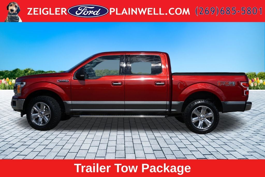 2018 Ford F-150 XLT CREW CAB 4X4 5.0L V8 TOW PKG HEATED SEATS