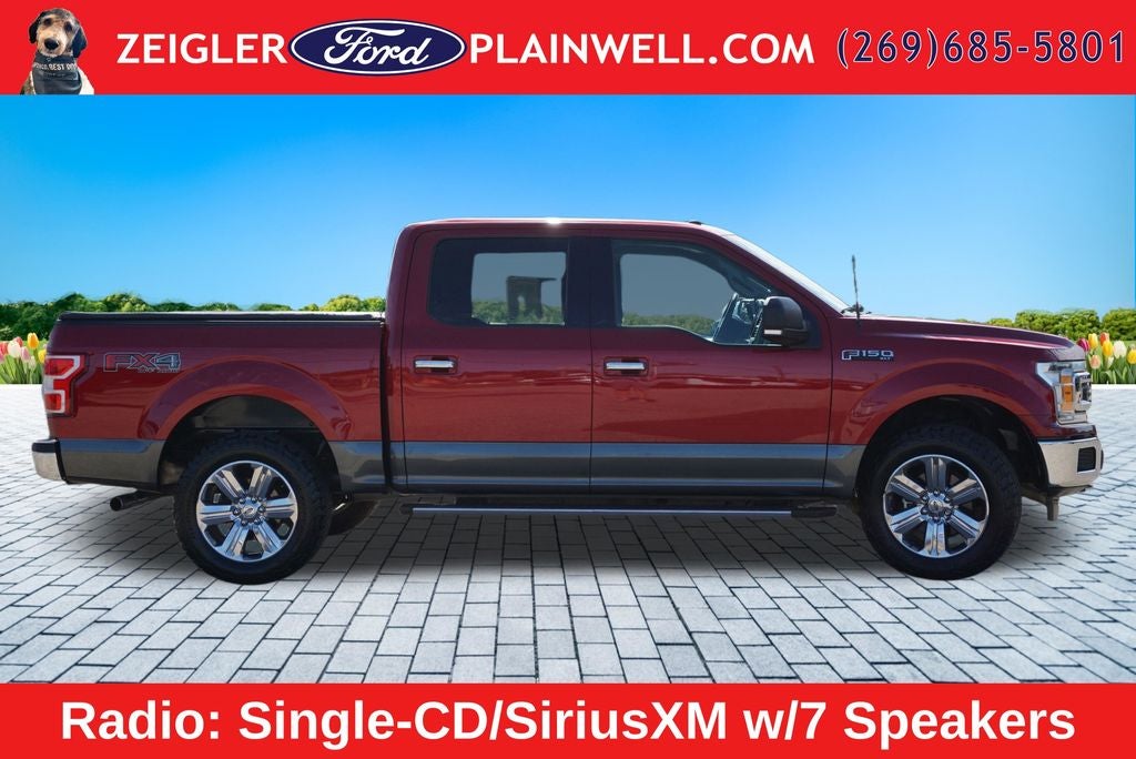 2018 Ford F-150 XLT CREW CAB 4X4 5.0L V8 TOW PKG HEATED SEATS