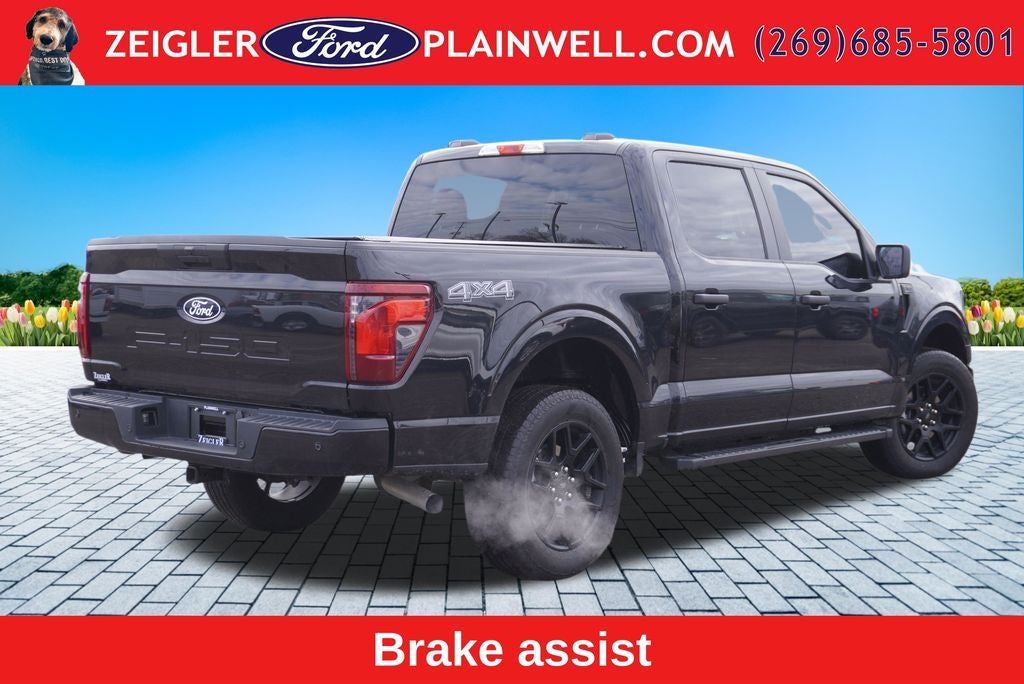 2024 Ford F-150 STX CREW CAB STX BLACK APPEARANCE PKG 20" WHEELS REAR