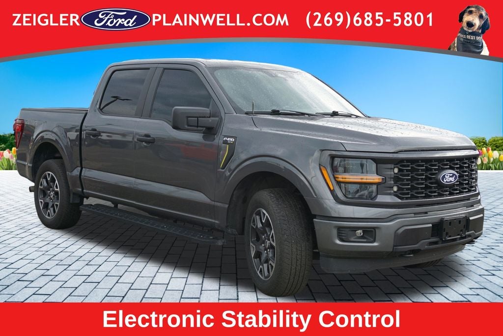 2024 Ford F-150 STX CREW CAB 4X4 MOBILE OFFICE PKG R CAMERA TOW